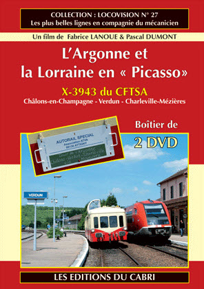DVD Locovision n° 27 : L’Argonne et la Lorraine avec l’X-3943