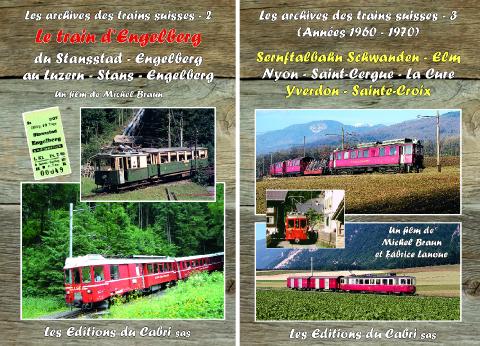 Promo Pack DVD : Les archives des trains suisses - 2 et 3