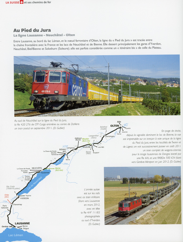 La Suisse et ses chemins de fer