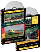 DVD Vidéo Rail Evasion n° 25 + 26 : L'Allemagne à toute vapeur (lot de 2 DVD)