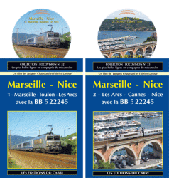 DVD Locovision n° 32 et 33 :  Marseille – Nice avec  la BB-22245