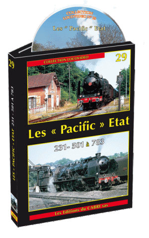 DVD Locovidéo n° 29 : Les locomotives « Pacific » Etat